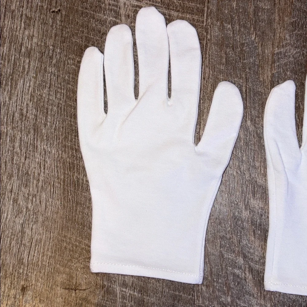 Unbranded White Church Dress Up Short Gloves